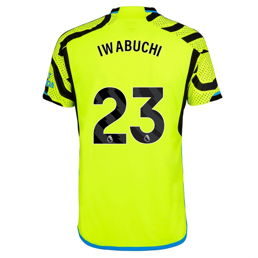 Niño Camiseta Mana Iwabuchi #23 Amarillo 2ª Equipación 2023/24 La Camisa