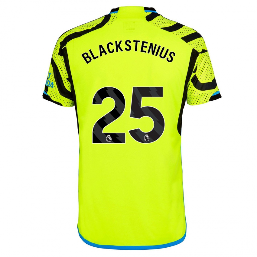 Niño Camiseta Stina Blackstenius #25 Amarillo 2ª Equipación 2023/24 La Camisa