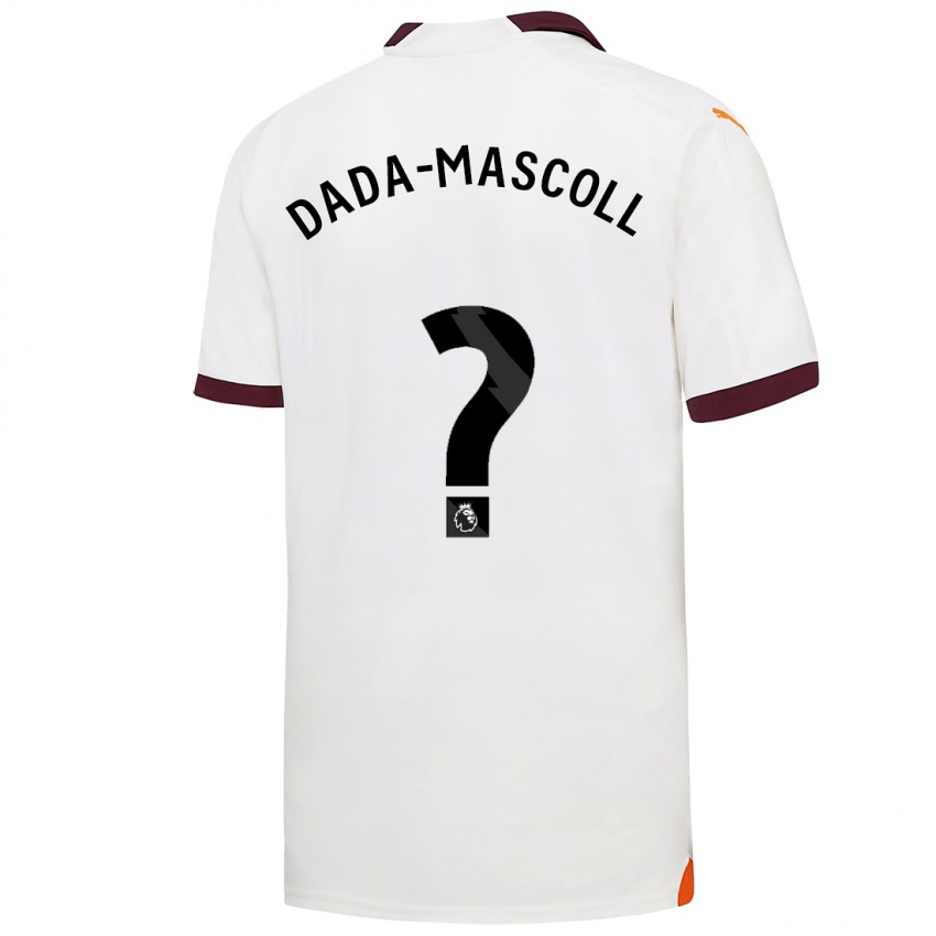 Niño Camiseta Isaiah Dada-Mascoll #0 Blanco 2ª Equipación 2023/24 La Camisa
