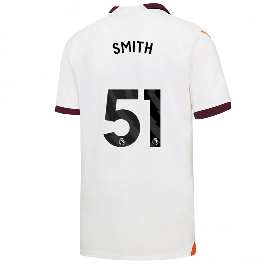 Niño Camiseta Isaac Smith #51 Blanco 2ª Equipación 2023/24 La Camisa