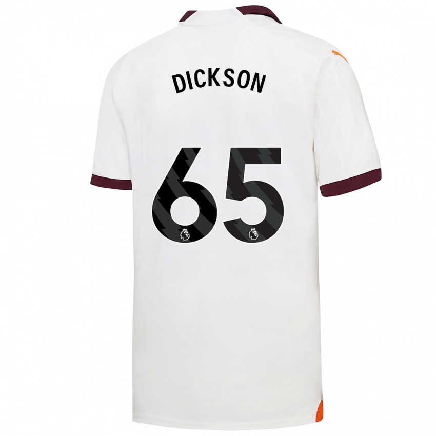 Niño Camiseta Will Dickson #65 Blanco 2ª Equipación 2023/24 La Camisa