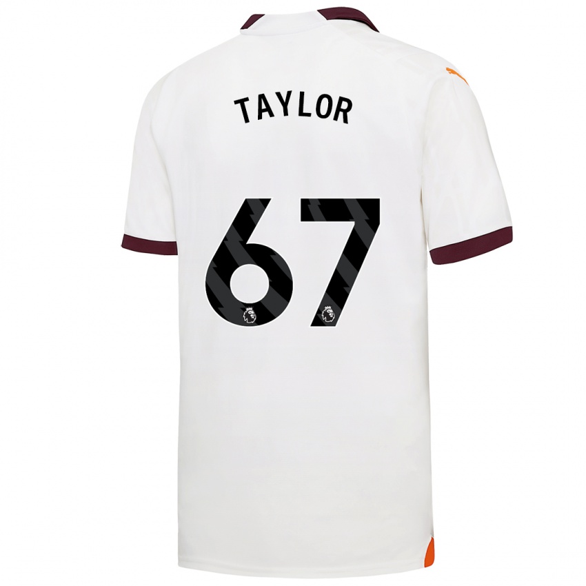 Niño Camiseta Kane Taylor #67 Blanco 2ª Equipación 2023/24 La Camisa