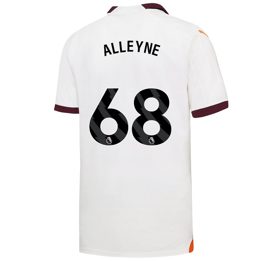 Niño Camiseta Max Alleyne #68 Blanco 2ª Equipación 2023/24 La Camisa