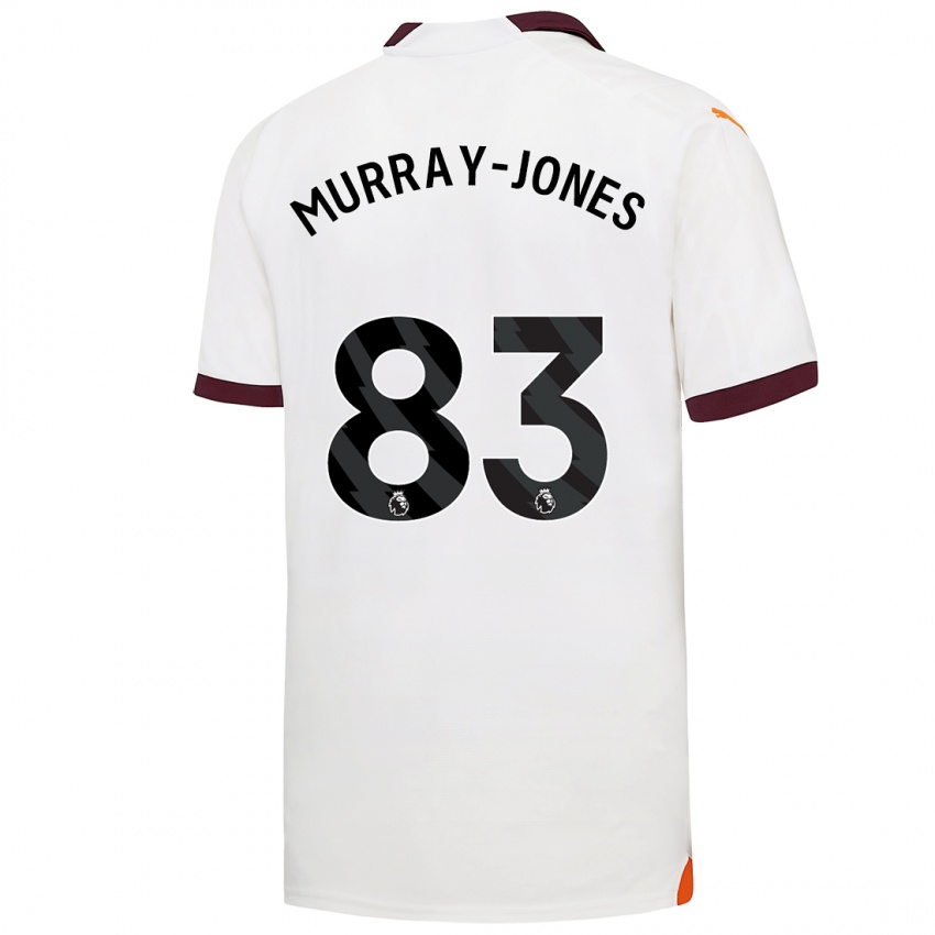 Niño Camiseta George Murray-Jones #83 Blanco 2ª Equipación 2023/24 La Camisa