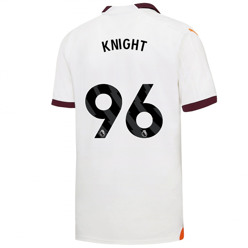 Niño Camiseta Ben Knight #96 Blanco 2ª Equipación 2023/24 La Camisa