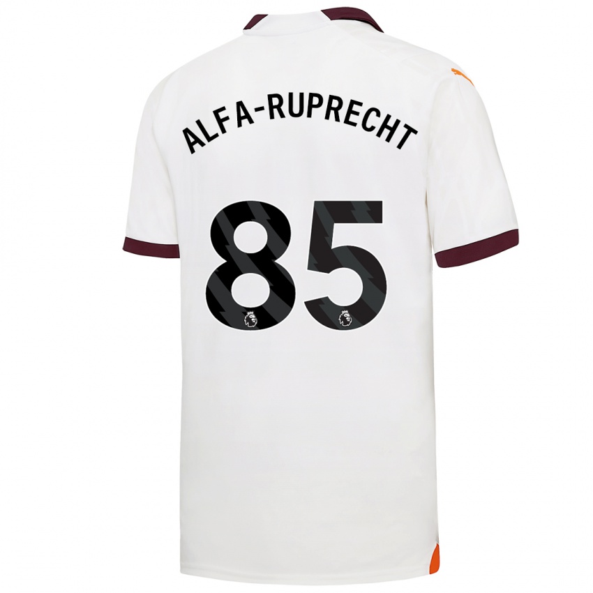 Niño Camiseta Farid Alfa-Ruprecht #85 Blanco 2ª Equipación 2023/24 La Camisa