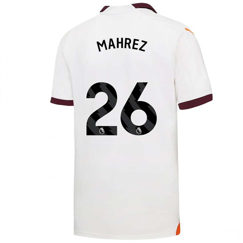 Niño Camiseta Riyad Mahrez #26 Blanco 2ª Equipación 2023/24 La Camisa