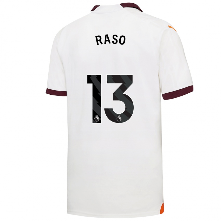 Niño Camiseta Hayley Raso #13 Blanco 2ª Equipación 2023/24 La Camisa