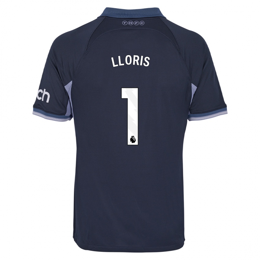 Niño Camiseta Hugo Lloris #1 Azul Oscuro 2ª Equipación 2023/24 La Camisa