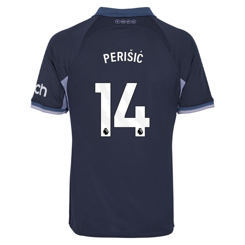 Niño Camiseta Ivan Perisic #14 Azul Oscuro 2ª Equipación 2023/24 La Camisa