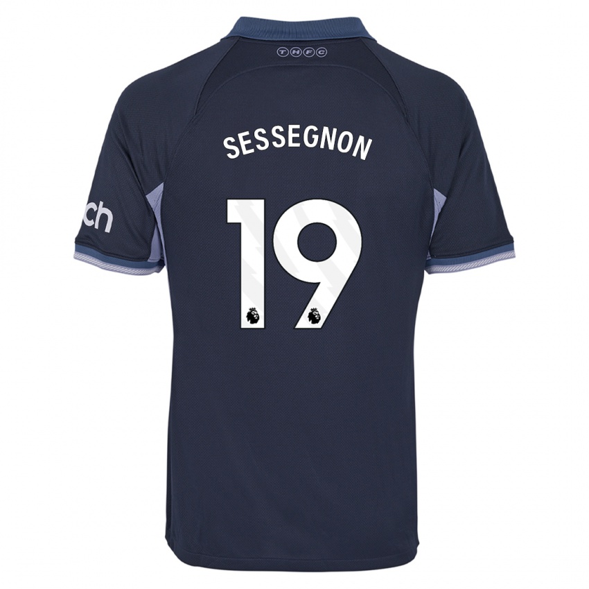 Niño Camiseta Ryan Sessegnon #19 Azul Oscuro 2ª Equipación 2023/24 La Camisa