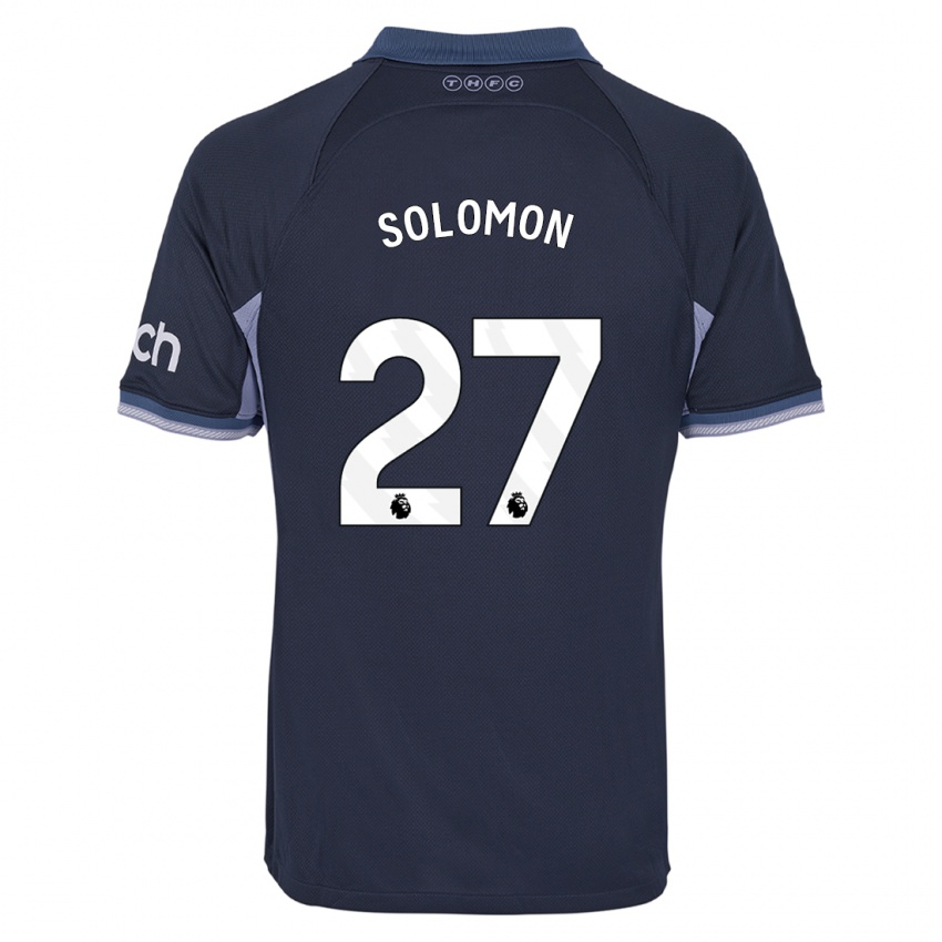 Niño Camiseta Manor Solomon #27 Azul Oscuro 2ª Equipación 2023/24 La Camisa