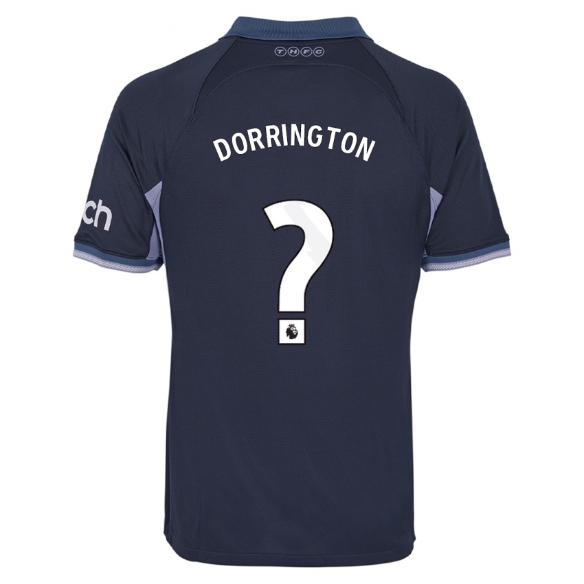 Niño Camiseta Alfie Dorrington #0 Azul Oscuro 2ª Equipación 2023/24 La Camisa