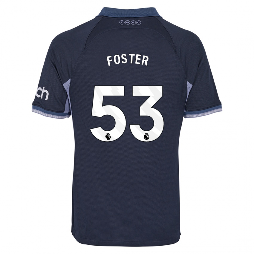 Niño Camiseta Brooklyn Lyons Foster #53 Azul Oscuro 2ª Equipación 2023/24 La Camisa