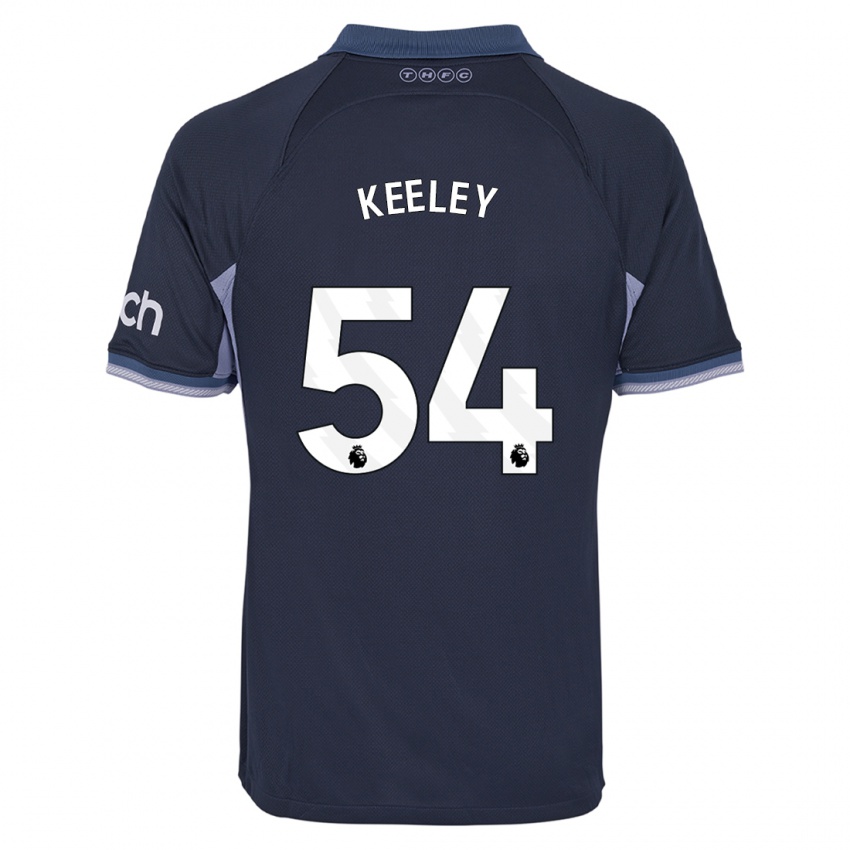Niño Camiseta Josh Keeley #54 Azul Oscuro 2ª Equipación 2023/24 La Camisa