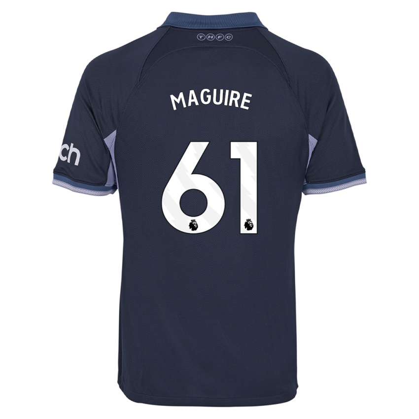 Niño Camiseta Aaron Maguire #61 Azul Oscuro 2ª Equipación 2023/24 La Camisa