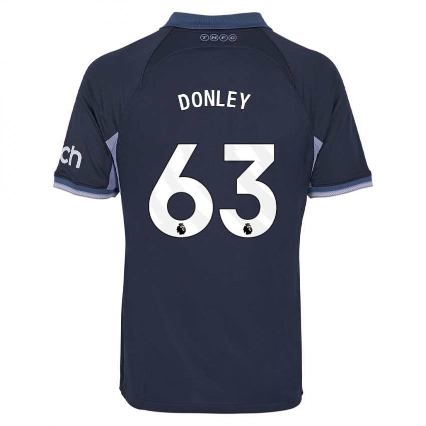 Niño Camiseta Jamie Donley #63 Azul Oscuro 2ª Equipación 2023/24 La Camisa