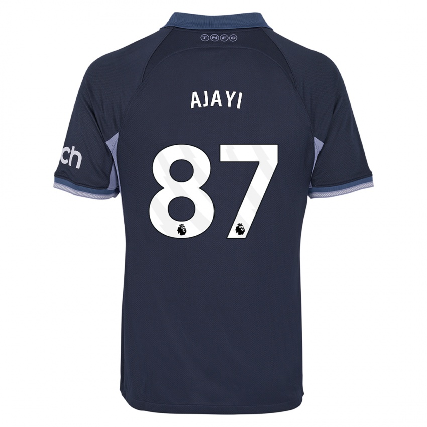 Niño Camiseta Damola Ajayi #87 Azul Oscuro 2ª Equipación 2023/24 La Camisa