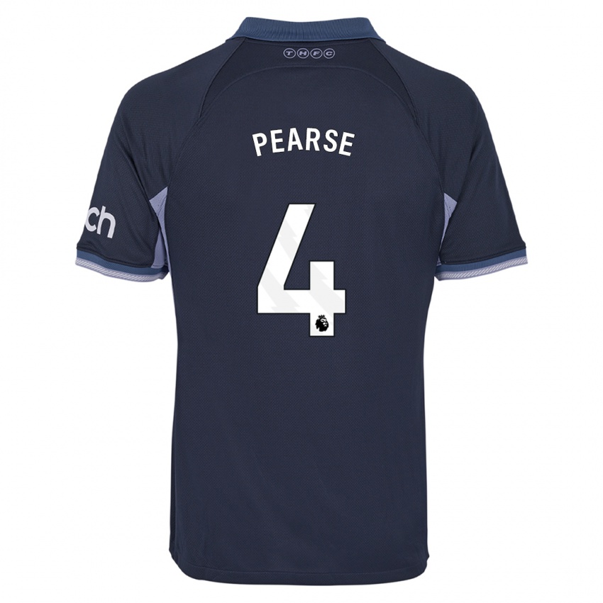 Niño Camiseta Gracie Pearse #4 Azul Oscuro 2ª Equipación 2023/24 La Camisa