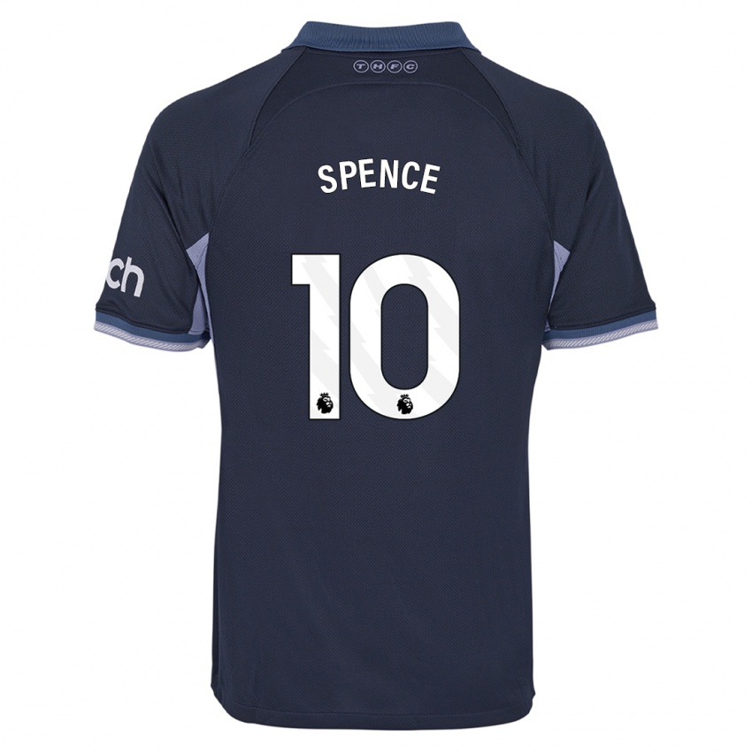 Niño Camiseta Drew Spence #10 Azul Oscuro 2ª Equipación 2023/24 La Camisa
