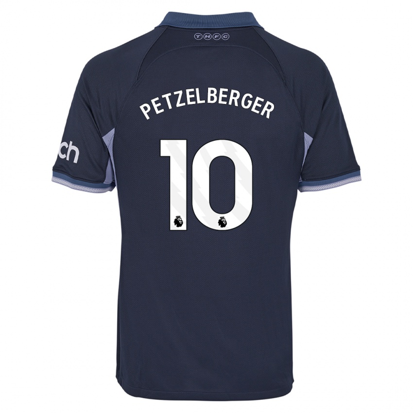 Niño Camiseta Ramona Petzelberger #10 Azul Oscuro 2ª Equipación 2023/24 La Camisa