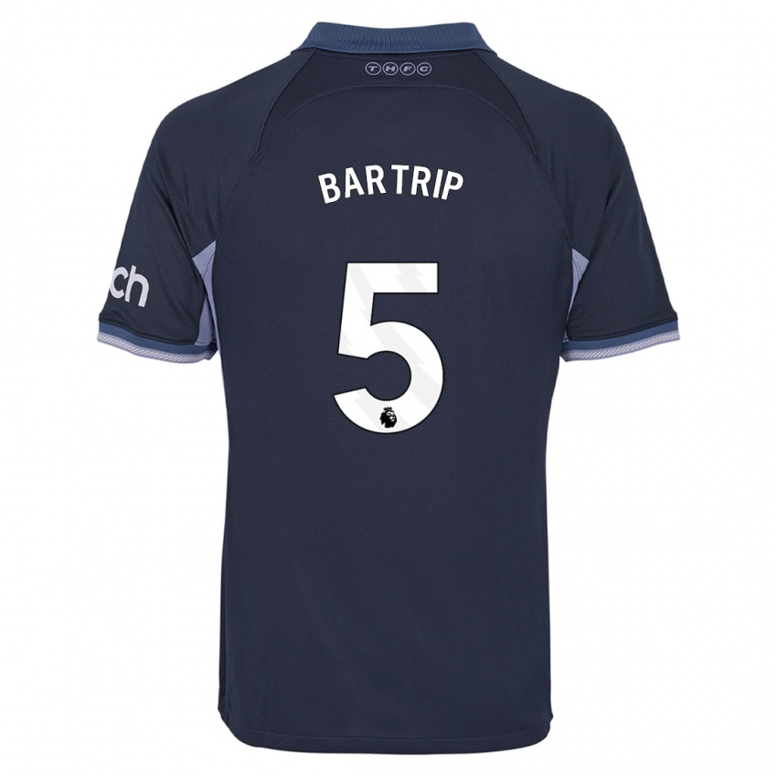 Niño Camiseta Molly Bartrip #5 Azul Oscuro 2ª Equipación 2023/24 La Camisa