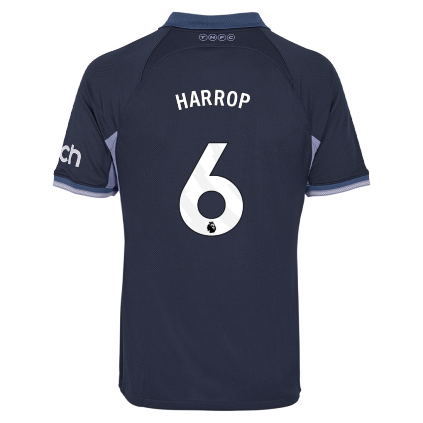 Niño Camiseta Kerys Harrop #6 Azul Oscuro 2ª Equipación 2023/24 La Camisa