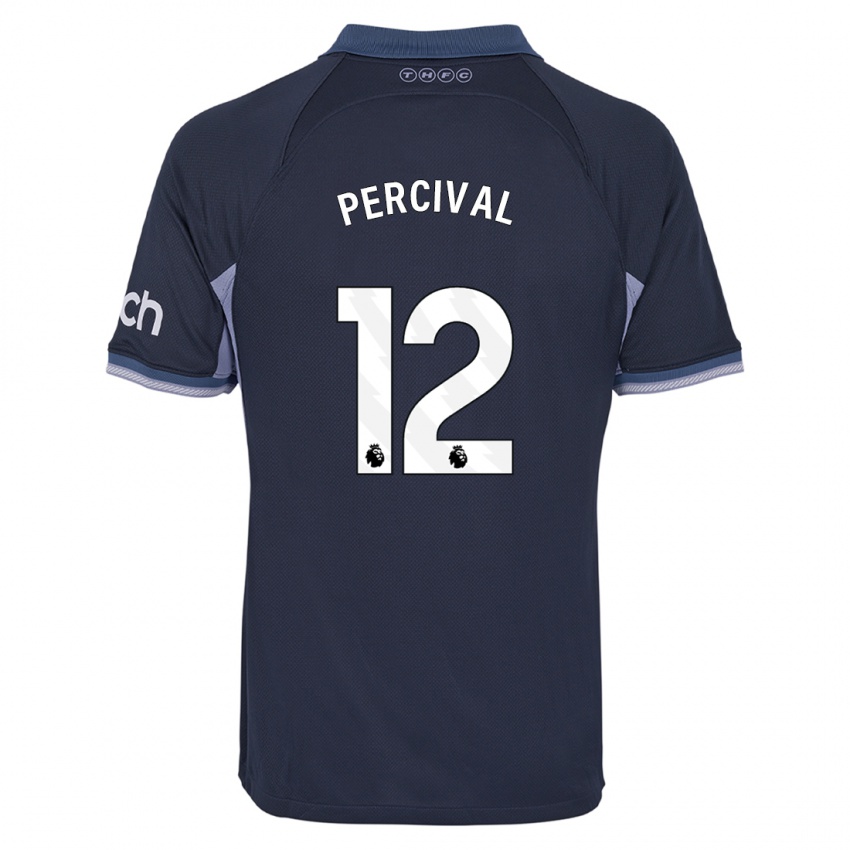 Niño Camiseta Ria Percival #12 Azul Oscuro 2ª Equipación 2023/24 La Camisa
