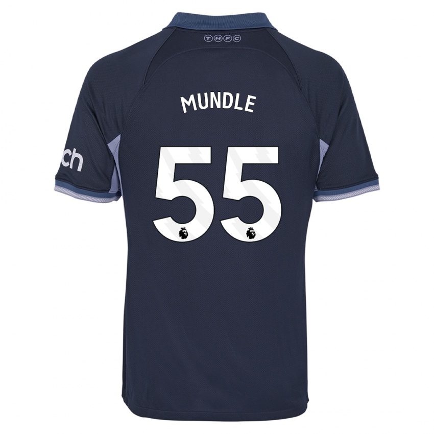 Niño Camiseta Romaine Mundle #55 Azul Oscuro 2ª Equipación 2023/24 La Camisa