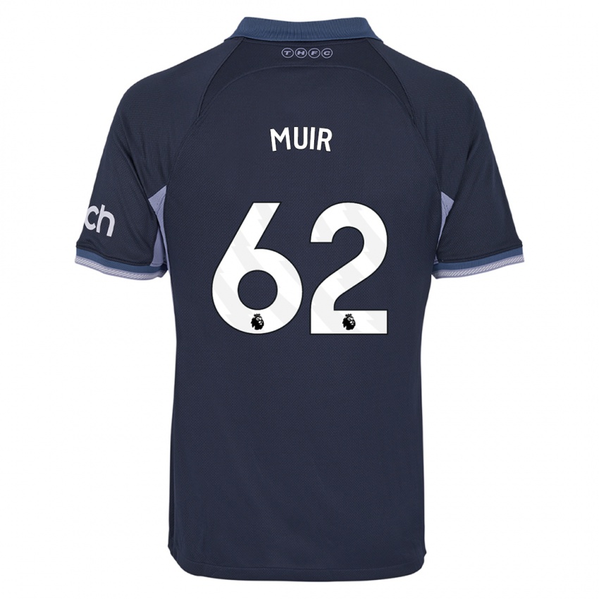 Niño Camiseta Marqes Muir #62 Azul Oscuro 2ª Equipación 2023/24 La Camisa