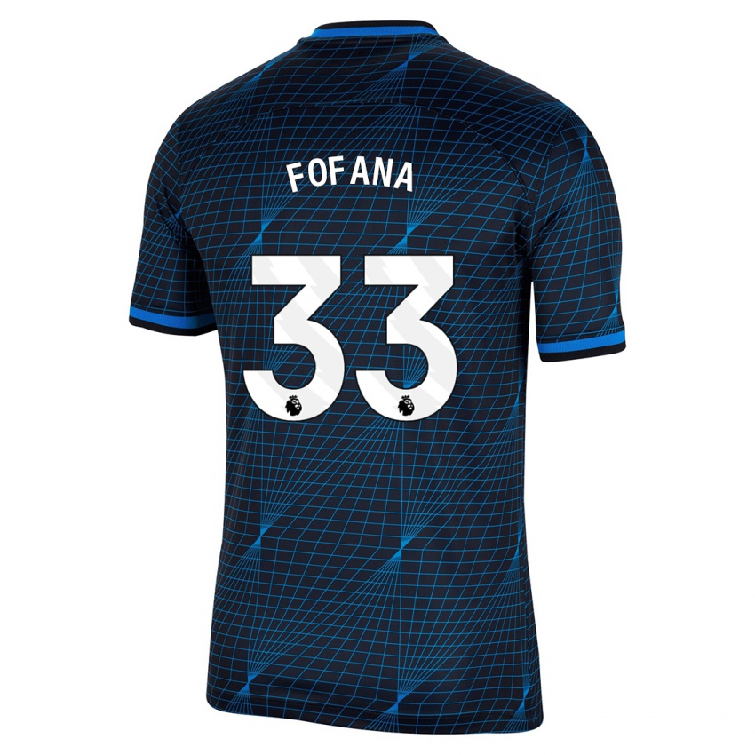 Niño Camiseta Wesley Fofana #33 Azul Oscuro 2ª Equipación 2023/24 La Camisa