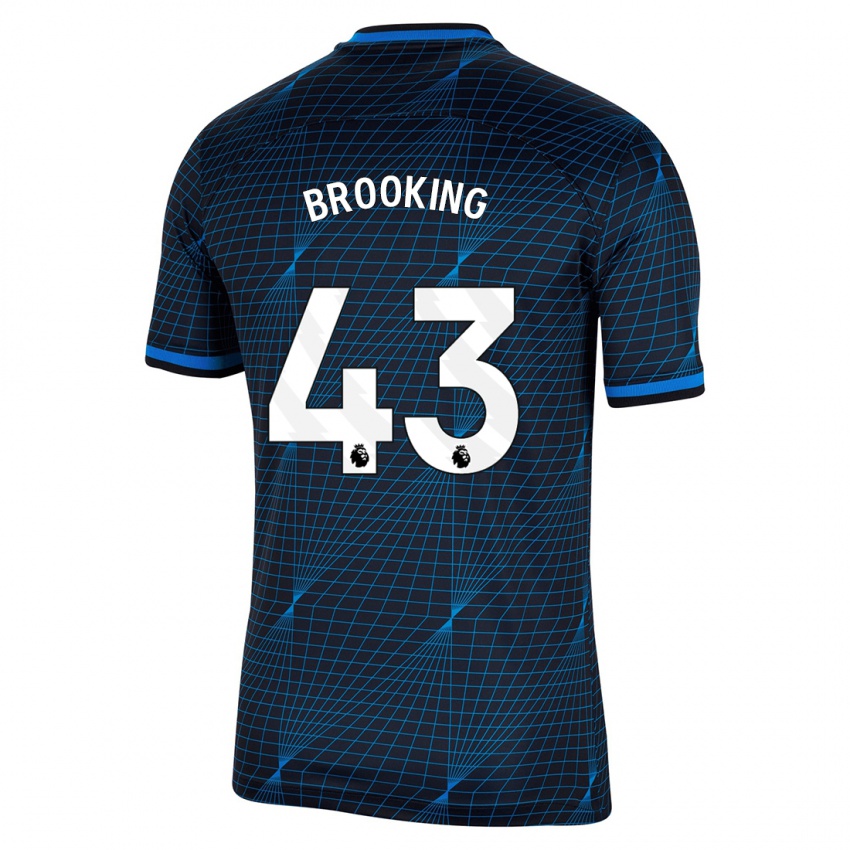 Niño Camiseta Josh Brooking #43 Azul Oscuro 2ª Equipación 2023/24 La Camisa