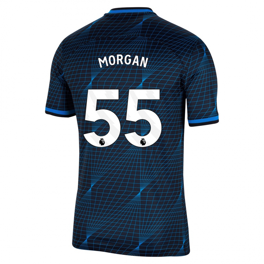 Niño Camiseta Jimmy-Jay Morgan #55 Azul Oscuro 2ª Equipación 2023/24 La Camisa