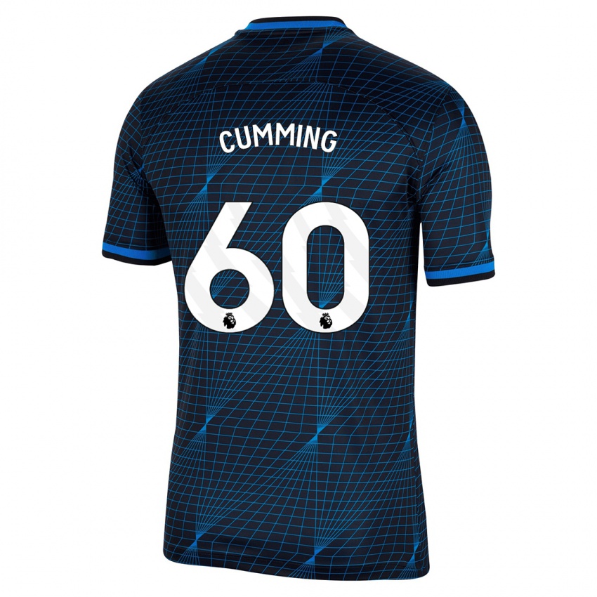Niño Camiseta Jamie Cumming #60 Azul Oscuro 2ª Equipación 2023/24 La Camisa
