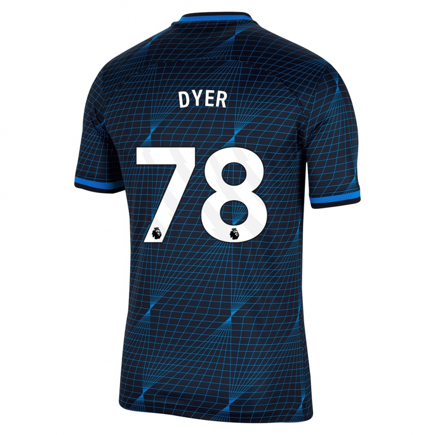Niño Camiseta Kiano Dyer #78 Azul Oscuro 2ª Equipación 2023/24 La Camisa