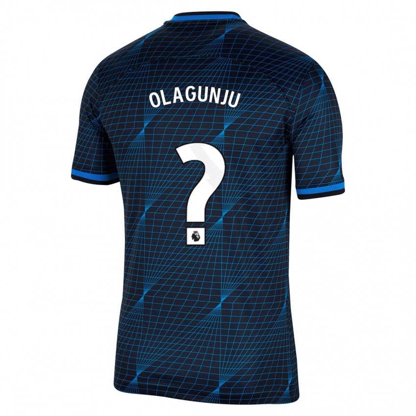 Niño Camiseta Saheed Olagunju #0 Azul Oscuro 2ª Equipación 2023/24 La Camisa