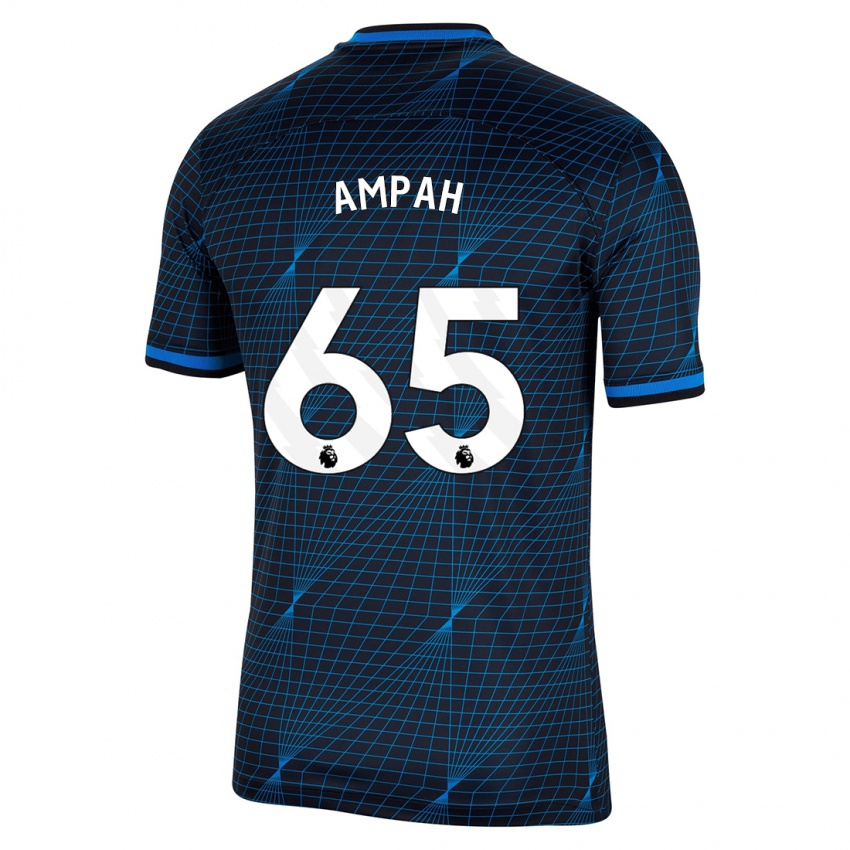 Niño Camiseta Ato Ampah #65 Azul Oscuro 2ª Equipación 2023/24 La Camisa