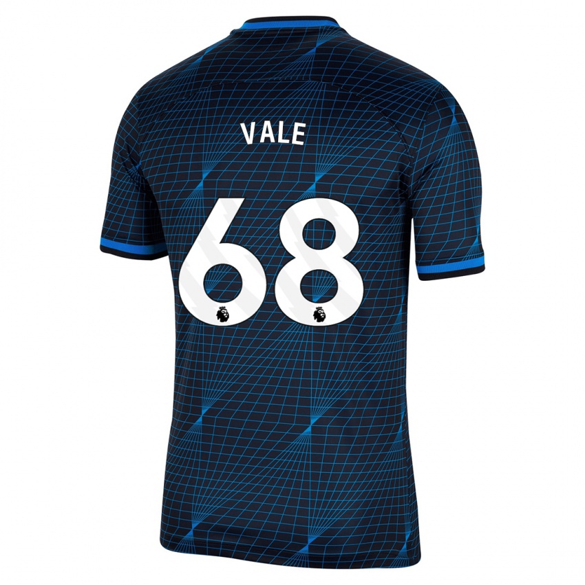 Niño Camiseta Harvey Vale #68 Azul Oscuro 2ª Equipación 2023/24 La Camisa