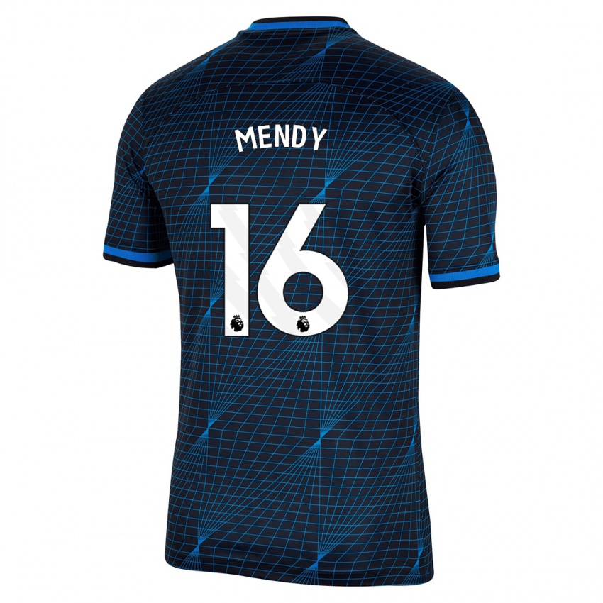 Niño Camiseta Edouard Mendy #16 Azul Oscuro 2ª Equipación 2023/24 La Camisa