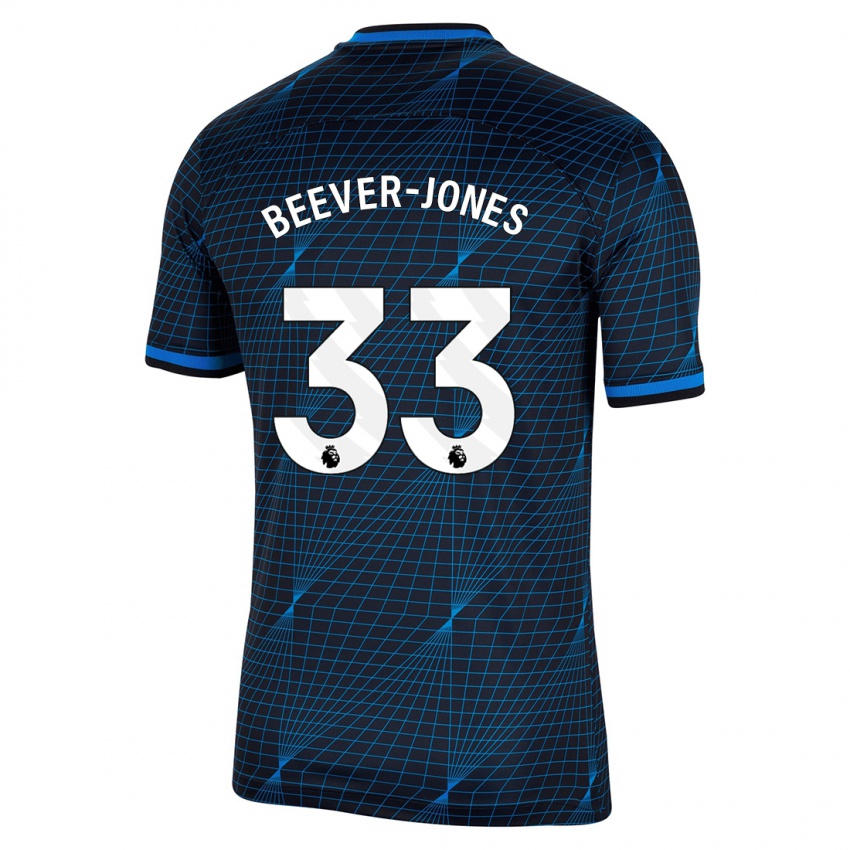 Niño Camiseta Aggie Beever-Jones #33 Azul Oscuro 2ª Equipación 2023/24 La Camisa