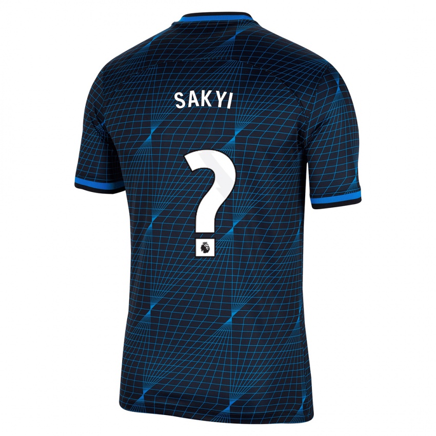 Niño Camiseta Samuel Rak-Sakyi #0 Azul Oscuro 2ª Equipación 2023/24 La Camisa