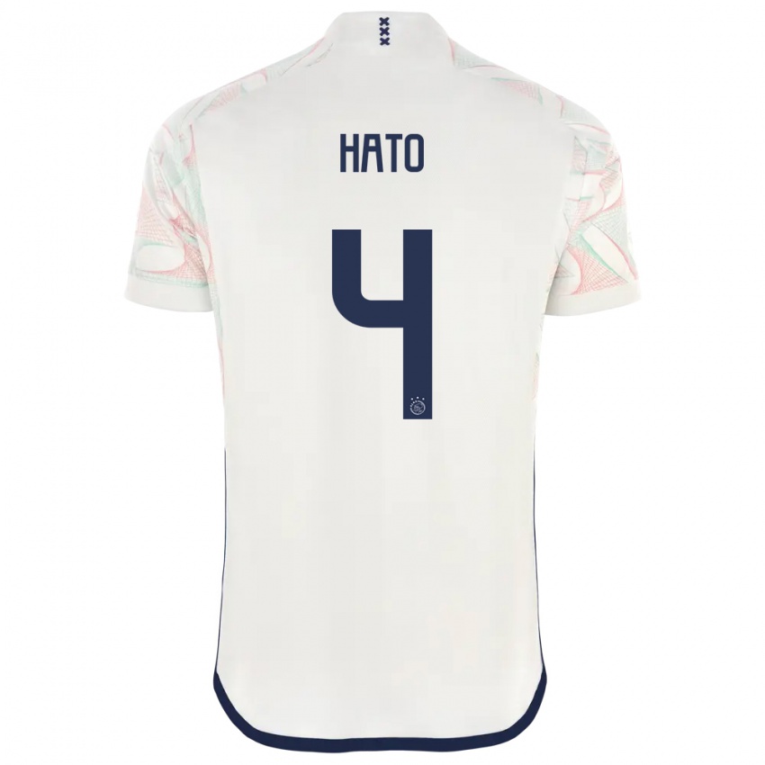 Niño Camiseta Jorrel Hato #4 Blanco 2ª Equipación 2023/24 La Camisa