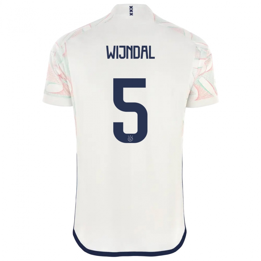 Niño Camiseta Owen Wijndal #5 Blanco 2ª Equipación 2023/24 La Camisa
