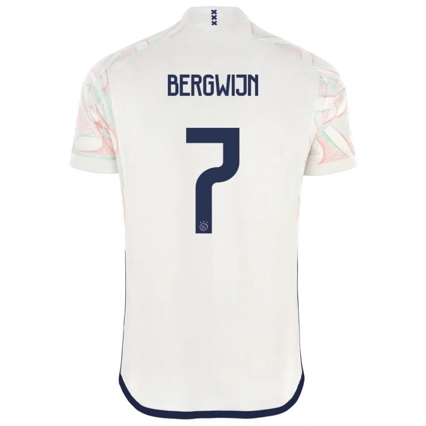 Niño Camiseta Steven Bergwijn #7 Blanco 2ª Equipación 2023/24 La Camisa