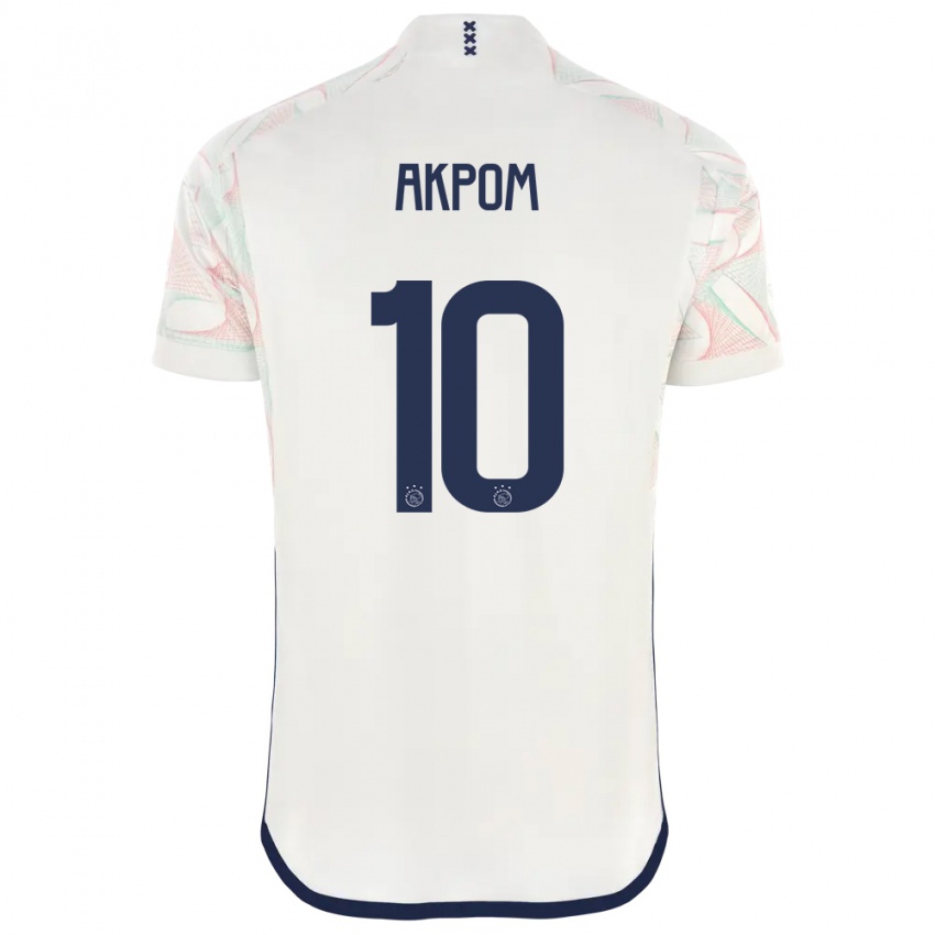 Niño Camiseta Chuba Akpom #10 Blanco 2ª Equipación 2023/24 La Camisa