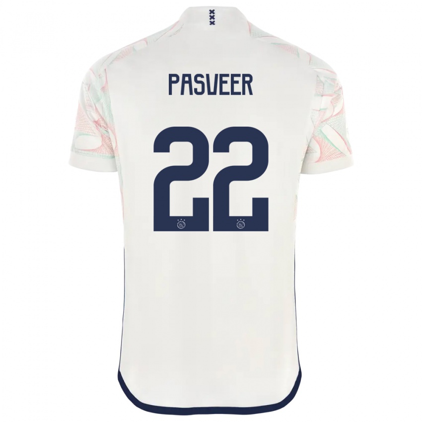Niño Camiseta Remko Pasveer #22 Blanco 2ª Equipación 2023/24 La Camisa