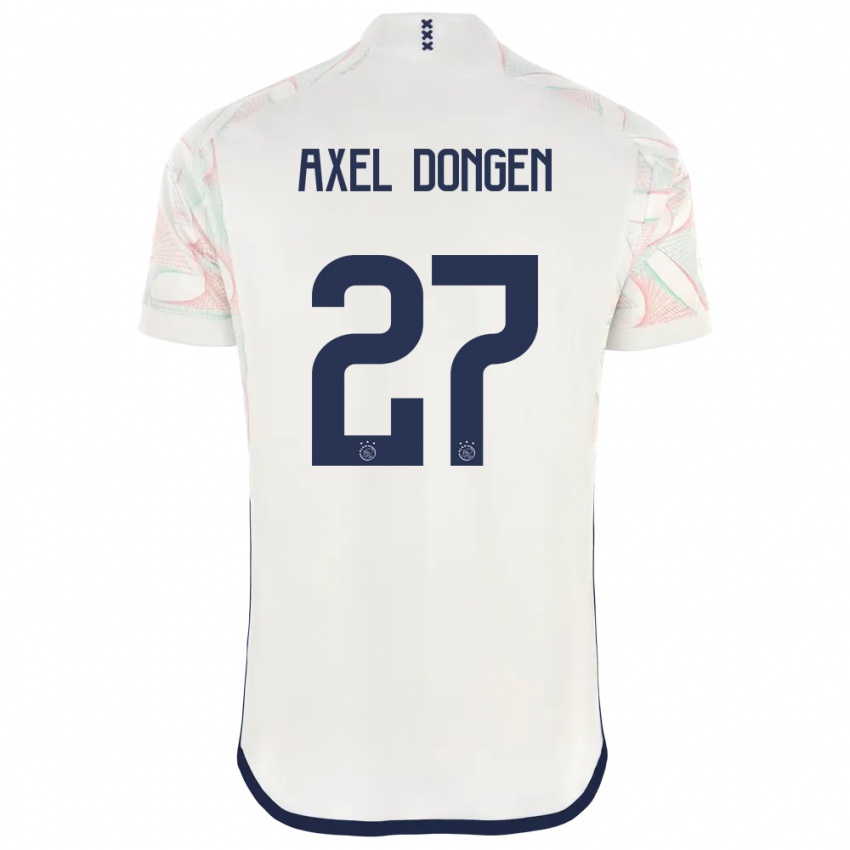 Niño Camiseta Amourricho Van Axel Dongen #27 Blanco 2ª Equipación 2023/24 La Camisa