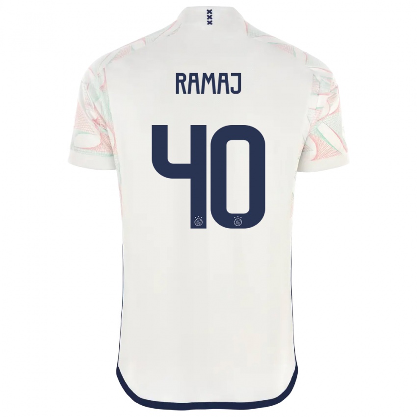 Niño Camiseta Diant Ramaj #40 Blanco 2ª Equipación 2023/24 La Camisa