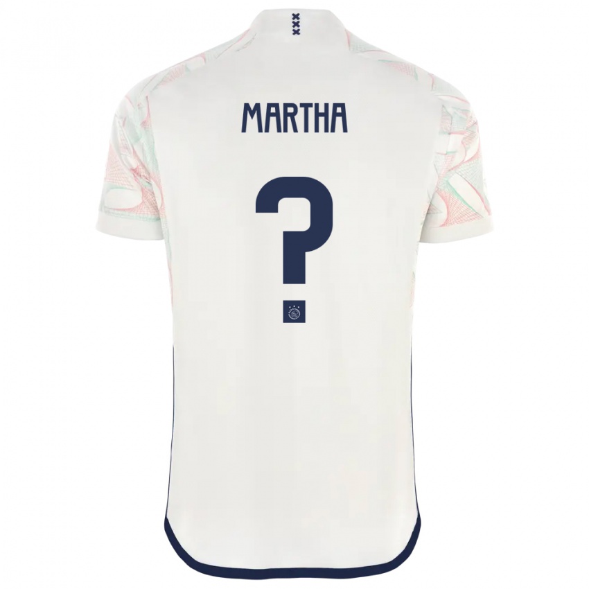 Niño Camiseta Ar'jany Martha #0 Blanco 2ª Equipación 2023/24 La Camisa