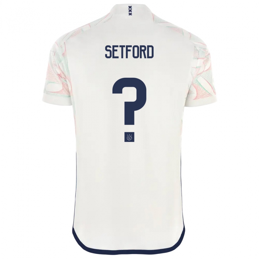 Niño Camiseta Charlie Setford #0 Blanco 2ª Equipación 2023/24 La Camisa
